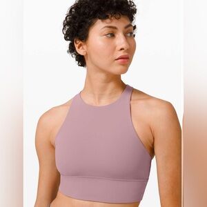 Lululemon Energy Bra High Neck Long Line Tough *Medium Support B-D Cup
